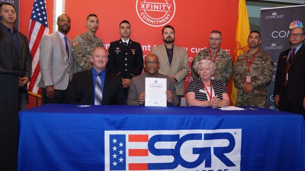 Comcast SVP for Military and Veteran Affairs Visits New Mexico to