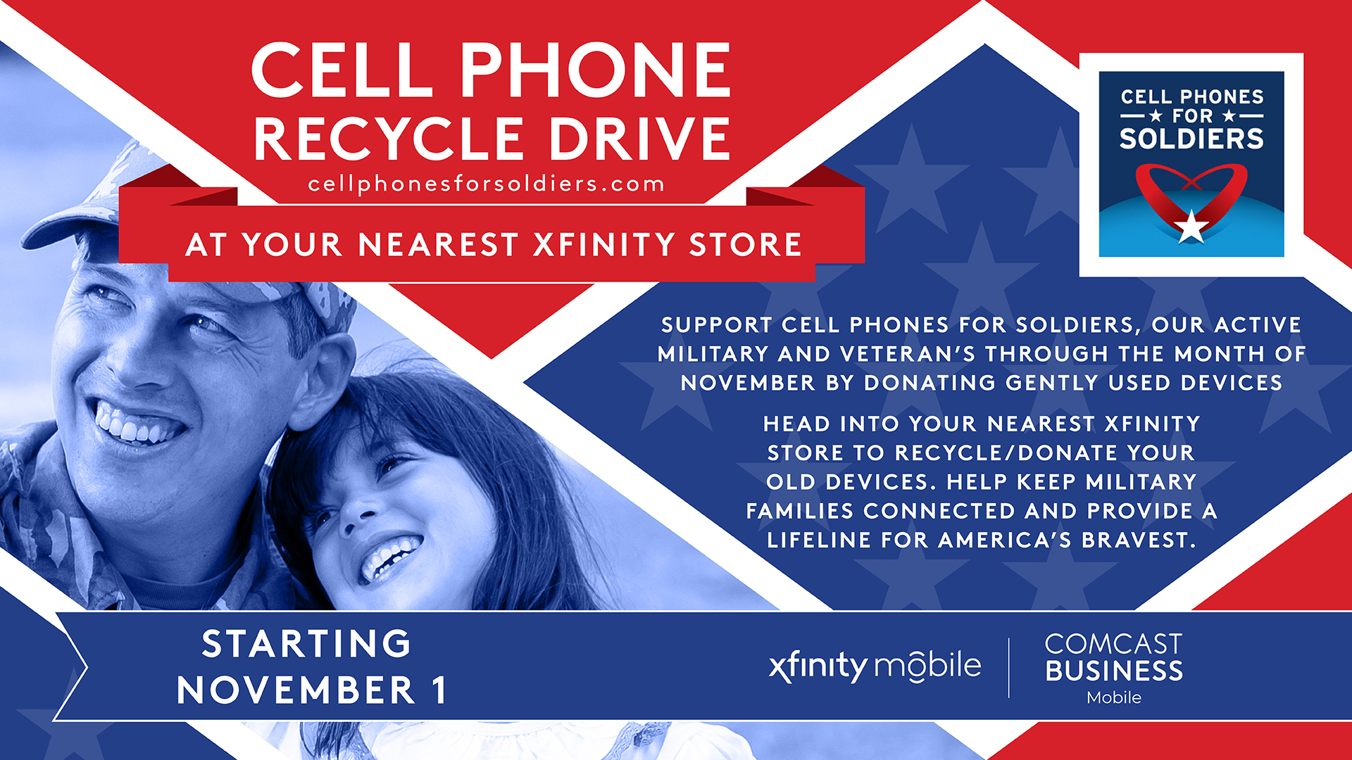 Cell Phone Recycle Drive flyer